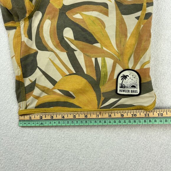 Howler Bros Bruja Board Shorts Mens 35 9" Inseam Monstera Mash Surf Swim Floral - Picture 10 of 10